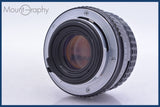 【動作保証】 ペンタックス PENTAX SMC PENTAX 55mm F1.8 前後キャップ付 同梱無料 #am5194