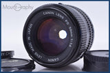 【動作保証】 キヤノン Canon NEW FD 50mm F1.4 前後キャップ&amp;レンズフィルター付 同梱無料 #am5492