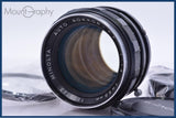 【動作保証】 ミノルタ MINOLTA AUTO ROKKOR-PF 58mm F1.4 前後キャップ&amp;レンズフィルター付 同梱無料 #am5778