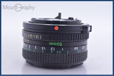 【動作保証】 キヤノン Canon NEW FD 50mm F2 前後キャップ付 同梱無料 #am5833