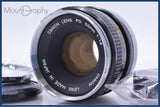 【動作保証】 キヤノン Canon FD 50mm F1.8 前後キャップ&amp;レンズフィルター付 同梱無料 #am5914