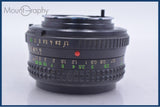 【動作保証】 ミノルタ MINOLTA MD ROKKOR 50mm F1.7 前後キャップ&amp;レンズフィルター付 同梱無料 #am5980