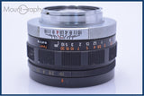 【動作保証】 小西六 KONISHIROKU HEXANON 52mm F1.8 前キャップ&amp;レンズフィルター付 同梱無料 #am6069