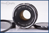 【動作保証】 キヤノン Canon FD 50mm F1.8 前後キャップ&amp;レンズフィルター付 同梱無料 #am6387