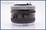 【動作保証】 キヤノン Canon FD 50mm F1.8 前後キャップ&amp;レンズフィルター付 同梱無料 #am6387