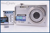 オリンパス OLYMPUS FE-320 3x バッテリー、ストラップ、メモリカード付 同梱無料 #am6482