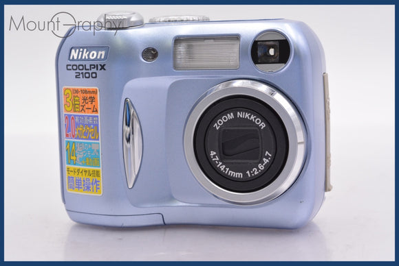 ★極上美品★ ニコン Nikon COOLPIX E2100 単三電池仕様 ★完動★同梱可 #am652