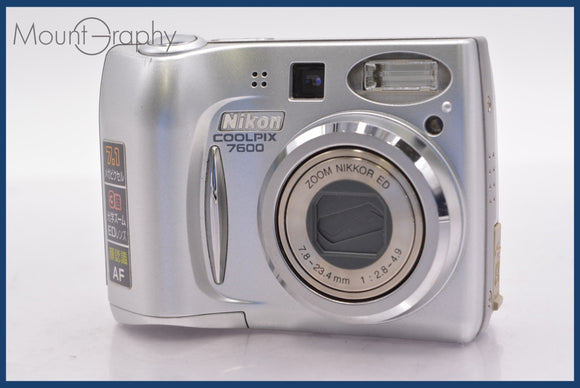 ★極上美品★ ニコン Nikon COOLPIX E7600 3x 単三電池仕様 ★完動★同梱可 #am653