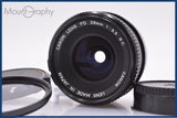 キヤノン Canon FD 28mm F3.5 S.C. 前後キャップ&amp;レンズフィルター付 同梱無料 #am6537