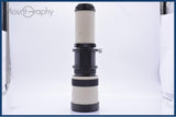 【動作保証】 スリービーチ Three Beach BIG 60DA 600-1000mm F9.9-16 前後キャップ&amp;フード付 ニコンF用(MF) 同梱無料 #am6608