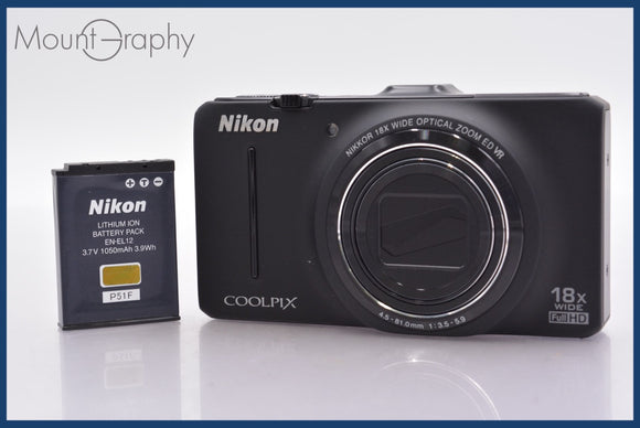 ★極上美品★ ニコン Nikon COOLPIX S9300 18x バッテリー付属 ★完動★同梱可 #am665