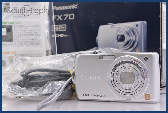 ★実用美品★ パナソニック Panasonic LUMIX DMC-FX70 元箱、取扱説明書付属 ★完動★同梱可 #am668