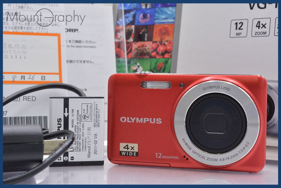 ★極上美品★ オリンパス OLYMPUS VG-110 4x 元箱、バッテリー、取扱説明書付属 ★完動★同梱可 #am670