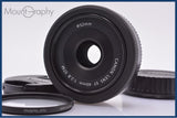 【美品・動作保証】 キヤノン Canon EF 40mm F2.8 STM 前後キャップ&amp;レンズフィルター付 同梱無料 #am6887