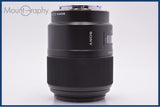 【動作保証】 ソニー SONY 100mm F2.8 MACRO 前後キャップ&amp;レンズフィルター&amp;フード付 同梱無料 #am6916