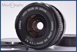 【動作保証】 キヤノン Canon FD 28mm F2.8 S.C. 前後キャップ&amp;レンズフィルター付 同梱無料 #am6930