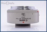 難あり キヤノン Canon EXTENDER EF 1.4x ボディーキャップ、後キャップ付 同梱無料 #am6986