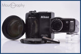 【動作保証】 ニコン Nikon COOLPIX E950 + ニコン Nikon Tele Converter TC-E2 2x 単三電池仕様 前キャップ、メモリーカード付 #am7039