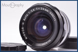 【動作保証】 ニコン Nikon NIKKOR-N Auto 24mm F2.8 前後キャップ付 同梱無料 #am7075