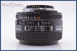 【動作保証】 ニコン Nikon AF NIKKOR 28mm F2.8 前後キャップ付 同梱無料 #am7353