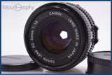 【動作保証】 キヤノン Canon NEW FD 50mm F1.8 前後キャップ付 同梱無料 #am7359
