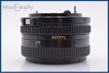 【動作保証】 キヤノン Canon NEW FD 50mm F1.8 前後キャップ付 同梱無料 #am7359