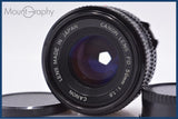 【動作保証】 キヤノン Canon NEW FD 50mm F1.8 前後キャップ付 同梱無料 #am7360