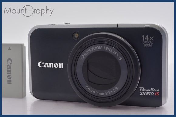★良品★ キヤノン Canon PowerShot SX210 IS 14x バッテリー付属 ★完動★同梱可 #am744