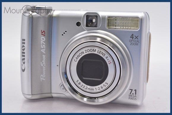 ★極上美品★ キヤノン Canon PowerShot A570 IS 4x 単三電池仕様 同梱可 #am758