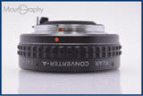 【動作保証】 ペンタックス PENTAX REAR CONVERTER-A 1.4X-S ボディーキャップ、後キャップ付 同梱無料 #am7608