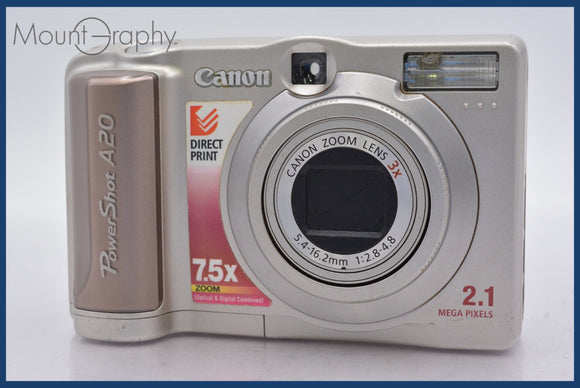 ★ジャンク特価★ キヤノン Canon PowerShot A20 3x 単三電池仕様 同梱可 #am764