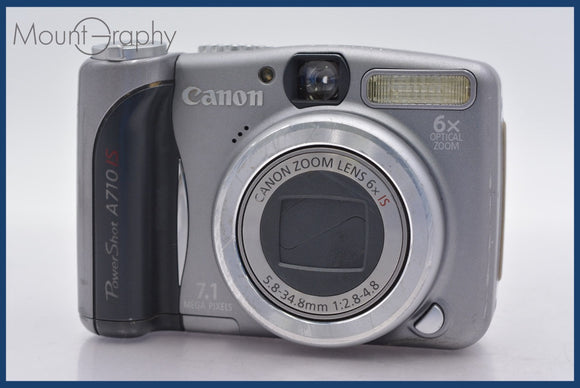 ★ジャンク特価★ キヤノン Canon PowerShot A710 IS 6x 単三電池仕様 同梱可 #am765