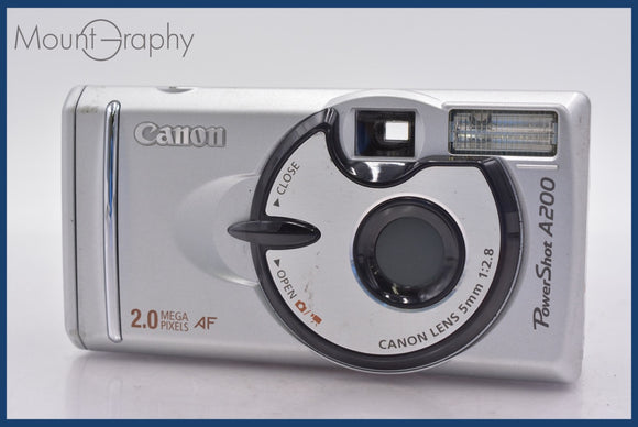 ★ジャンク特価★ キヤノン Canon PowerShot A200 単三電池仕様 同梱可 #am770