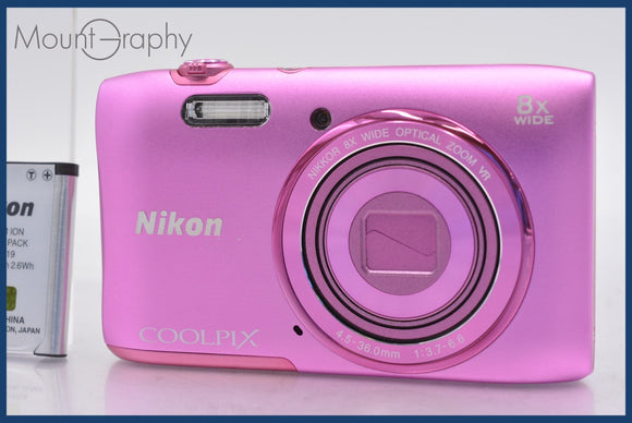 ★極上美品★ ニコン Nikon COOLPIX S3600 8x バッテリー付属 ★完動★同梱可 #am785