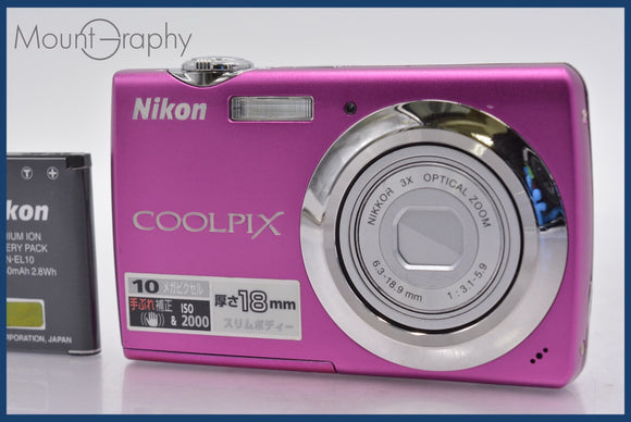 ★ジャンク特価★ ニコン Nikon COOLPIX S220 3x バッテリー付属 同梱可 #am790
