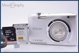 【動作保証】 ニコン Nikon COOLPIX A100 5x バッテリー、ストラップ、メモリカード付 同梱無料 #am7915