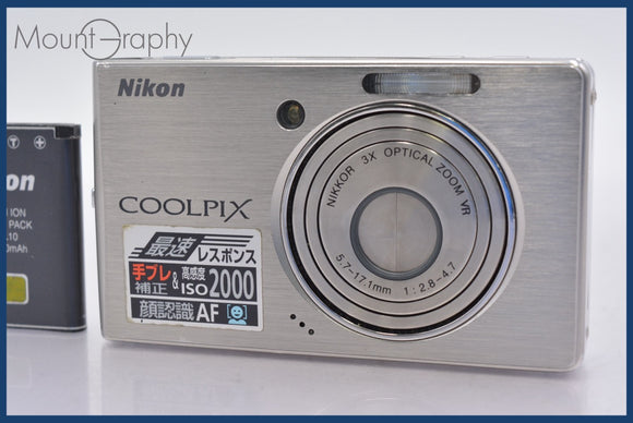 ★良品★ ニコン Nikon COOLPIX S500 3x バッテリー付属 同梱可 #am793