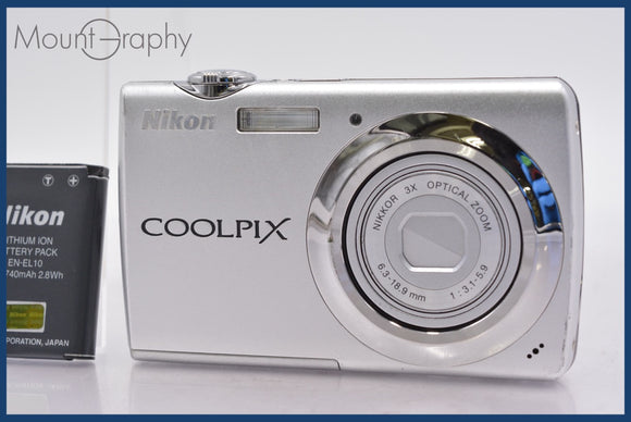 ★極上美品★ ニコン Nikon COOLPIX S220 3x バッテリー付属 ★完動★同梱可 #am801