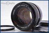 【動作保証】 キヤノン Canon FD 50mm F1.4 S.S.C. 前後キャップ&レンズフィルター付 同梱無料 #am8051