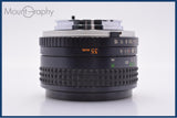 【動作保証】 ミノルタ MINOLTA MC W.ROKKOR 35mm F2.8 前後キャップ&レンズフィルター付 同梱無料 #am8054