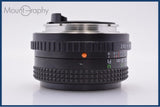 【動作保証】 コシナ COSINA COSINON-S 50mm F2 前後キャップ&レンズフィルター付 ペンタックスK用(MF) 同梱無料 #am8062