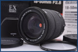 【動作保証】 シグマ SIGMA ZOOM 18-50mm F2.8 EX DC 元箱、取扱説明書、ケース、前後キャップ、レンズフィルター他 キヤノンEF用(AF) #am8187