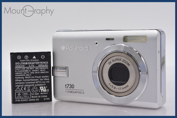 ★極上美品★ ポラロイド Polaroid t730 3x バッテリー付属 ★完動★同梱可 #am830
