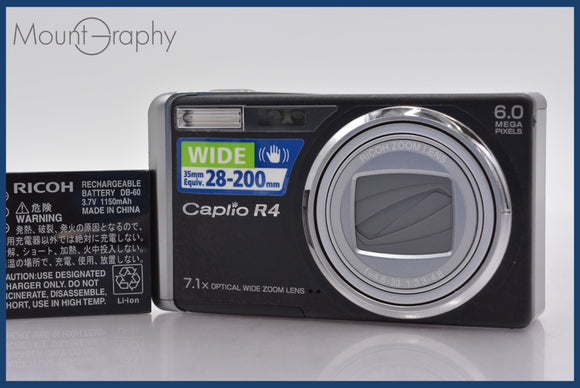 ★極上美品★ リコー RICOH Caplio R4 7.1x バッテリー付属 ★完動★同梱可 #am831