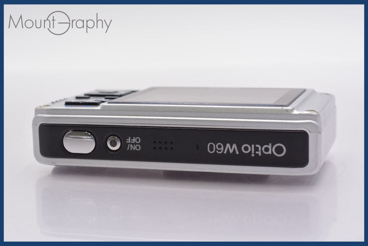 ✨外装極美品✨ペンタックスPENTAX Optio W60 トコトン遊べる防水デジカメ――ペンタックス「Optio W60