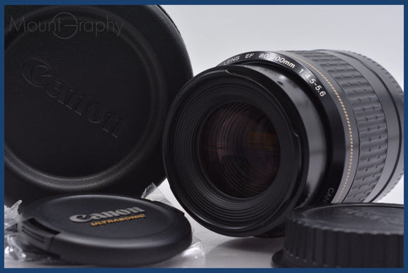 ★特別特価★ キヤノン Canon EF 80-200mm F4.5-5.6 USM 前後キャップ、レンズフィルター、ケース付 同梱可 #am853