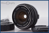 ★良品★ オリンパス OLYMPUS OM-SYSTEM G.ZUIKO AUTO-W 28mm F3.5 前後キャップ&amp;レンズフィルター付 ★完動★同梱可 #am873
