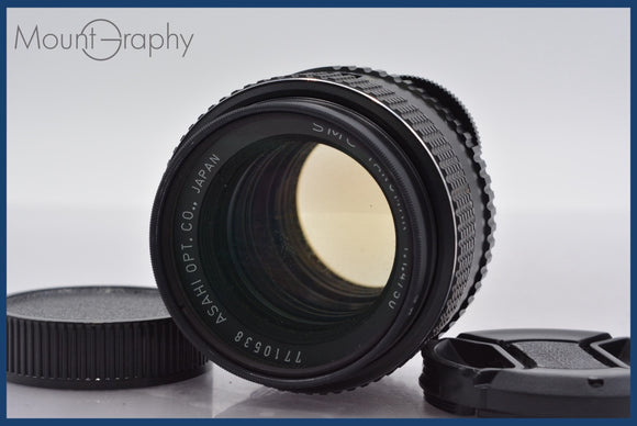 ★実用美品★ ペンタックス PENTAX SMC TAKUMAR 50mm F1.4 前後キャップ付 ★完動★同梱可 #am884