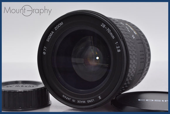 ★極上美品★ シグマ SIGMA EX 28-70mm F2.8 D ASPHERICAL 前後キャップ付 ニコンF用(AF) ★完動★同梱可 #am885