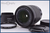 【動作保証】 キヤノン Canon EF-S 18-55mm F3.5-5.6 IS STM 前後キャップ&レンズフィルター&フード付 同梱無料 #am8885